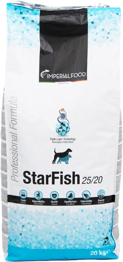 StarFish (25/20) | voor gevoelige honden | SuperPremium | 20KG