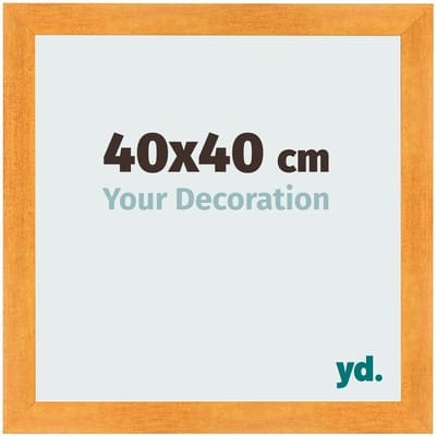 Your Decoration - Fotolijst 40x40 cm - MDF - Oranje - Pisa