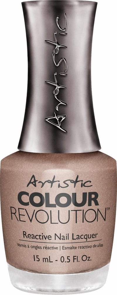 Artistic Nail Design Colour Revolution ' She's A Spark Plug ' ( Zacht-Beige Shimmer)