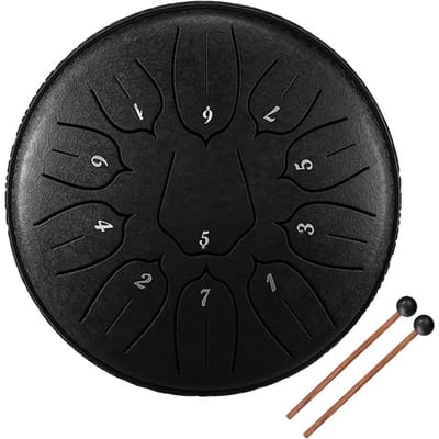 6 inch 11-Tone Steel Tongue Drum Handpan Drums met drumstokken Percussie Muziekinstrumenten