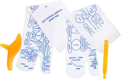 Voetmassage Sokken - Reflexologie Set - Voetontspanning - Met Acupressuur Tools - 34 cm - Diverse kleuren