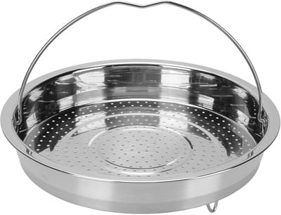 Stoommand - Groentestomer - Gezond Koken - Opvouwbare Handgreep - Middelgroot - Zilver