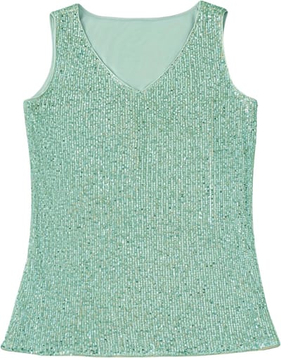 Livano Topje Dames - Kleding - Shirt - Blouse - Kort - Volwassen - Lichtgroen - Maat S