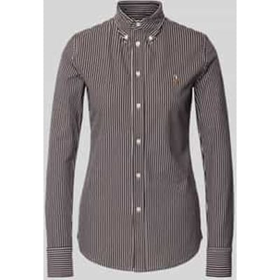 Overhemdblouse met knoopsluiting