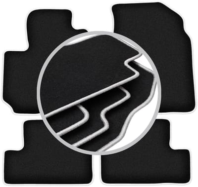CARLUX-SILVER automatten voor: Toyota RAV4 II FL 5-deurs (2003-2005)