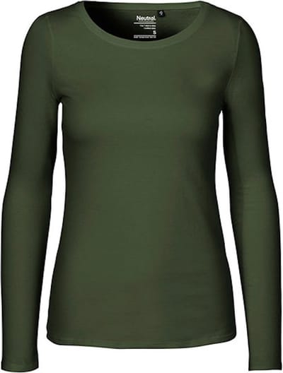 Neutral Ladies´ Long Sleeve T-Shirt NE81050 - MILITARY - L