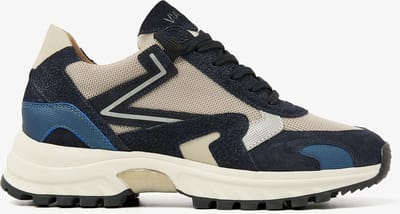 VIA VAI Danae Nicole Sneakers - Zwart Beige Blauw