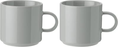 Stelton Em77 Beker Lichtgrijs 2 Stuks