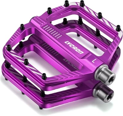 Thijox - Fietspedalen CNC gefreesd Aluminium Antislip Pedalen, CR-MO Lagers, 9/16 inch Universeel voor MTB BMX Racefiets - Duurzaam en Lichtgewicht