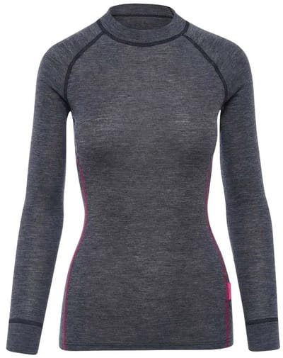 Thermowave Merino Warm Active Lange Mouwen Basislaag Grijs M Vrouw