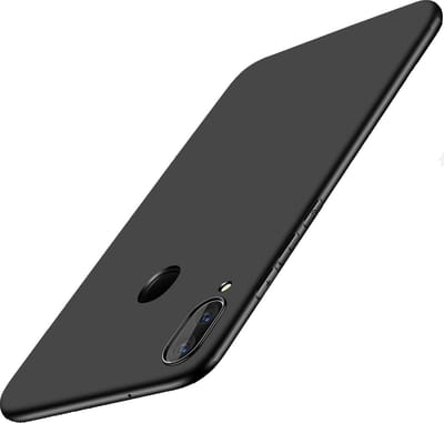 Luxe Back cover voor Samsung Galaxy A40 - Zwart - TPU Case - Siliconen Hoesje
