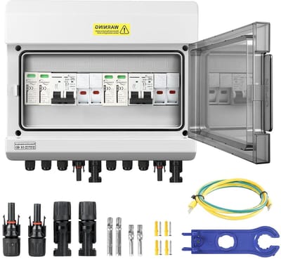 Zonnedak Overspanningsbeveiliging - DC Bliksembeveiliger - Installatie Beschermen - IP65 Waterdicht - 40A 1000V - Wit