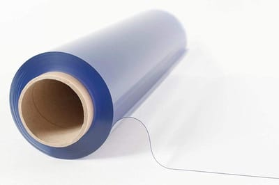 Transparant PVC Zeil - Raamfolie Vrachtwagenzeil - Waterdichte Bescherming - UV-bestendig - 18m x 55m - Doorzichtig