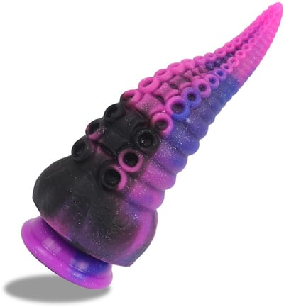 Ynkkvre - Monster Siliconen Dildo - Grote Anale Glow-in-the-Dark Tentakel Dildo - Realistische Tentakelvorm met Roze Droomwereld Glow-in-the-Dark Effect voor Intense Stimulatie - 1 Stuk - Voor Vrouwen in Transparant Roze Droomwereld Gloeiend Design