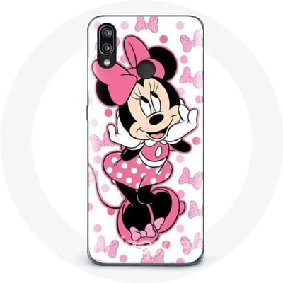 Coque pour Huawei P20 Lite Minnie Mouse Dessin animé mignon rose roze