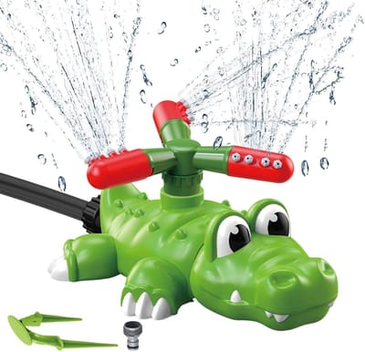 Kindersprinkler Raket - Waterpret Speelgoed - Buiten Spelen - Geanimeerd Design - 22.5 x 24.5 cm - Uniek