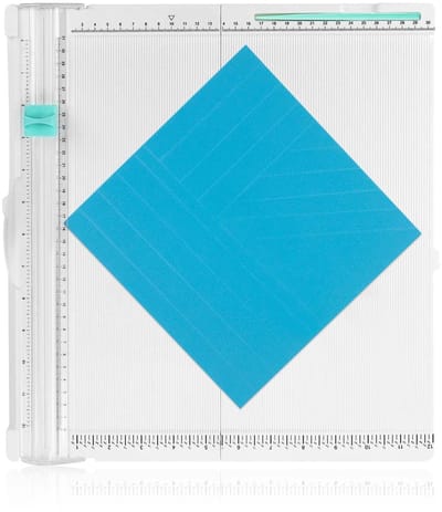Dailygoods - Vouwplank, DIN A4, papiersnijder met vouwfunctie, multifunctionele vouwmachine, vouwplank voor kaarten, enveloppen en dozen (wit)