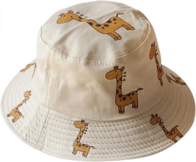 Zonnehoed- Giraffe - beige - Peuter Hoedje - 1 tot 4 jaar - Zomerhoed- bucket hat