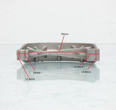 kyoto remschoen voor cagiva 50 city scooter 1992 tot 1997 Ø109x25mm / ar nieuw