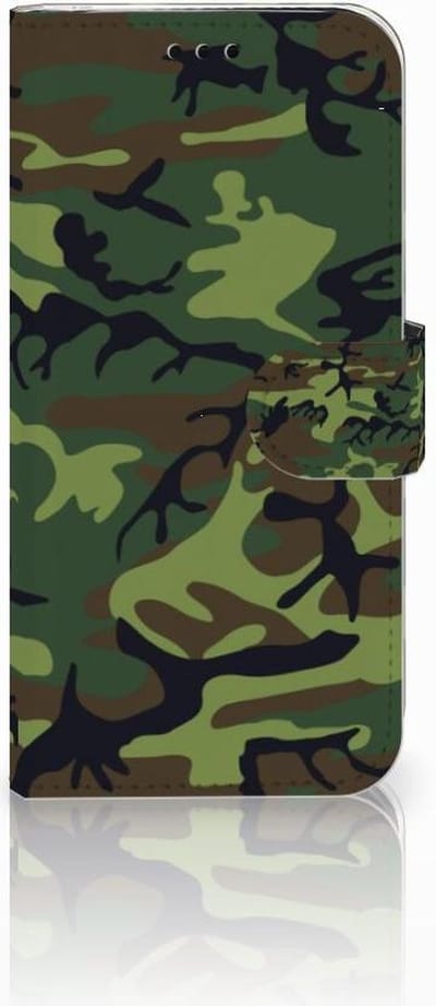 Samsung Galaxy J5 2017 Telefoon Hoesje Army Dark