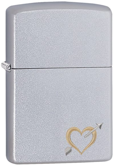 Zippo aansteker Heart & arrow