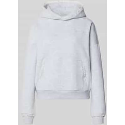 relaxed fit hoodie met wol en katoen