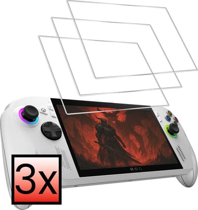 Screenprotector Geschikt voor Xbox Ally Bescherm Glas Screen Protector - 3 PACK