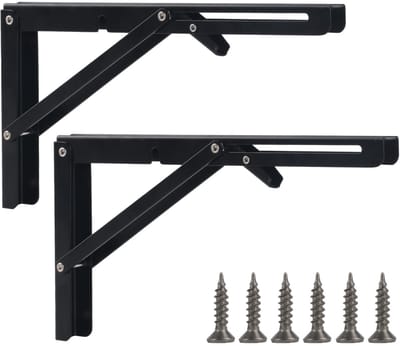EXCITAT Billy Triangle Bracket - Plankbeugel - Opvouwbaar - Keuken, Bureau - 2 Stuks