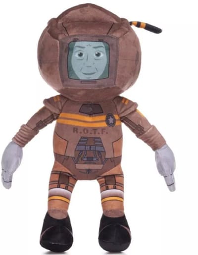 Colonel Marshall Bradbury - The Electric State Pluche Knuffel 30 cm - Speelgoed Robot Knuffels voor Kinderen Jongens Meisjes - Bekend van Netflix Film
