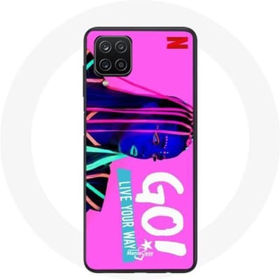 Samsung Galaxy A12 hoesje Achtervolg je dromen Mía Cáceres Go! Leef op jouw manier