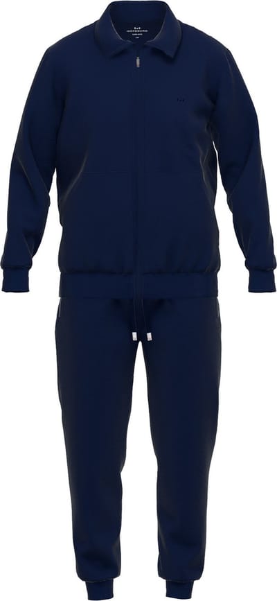 Götzburg Homewear set - Blau-dunkel - maat 3XL (3XL) - Heren Volwassenen - Katoen/Polyester- 550287-6541-630-3XL