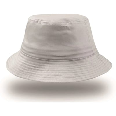 Atlantis Headwear - Bucket Cotton Hat - White - One Size