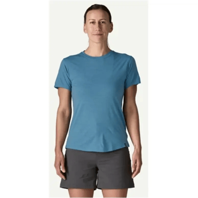 Patagonia Capilene Cool Merino-Blend Shirt Dames (Maat - M, Kleur - Shore Blue)