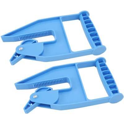 2 pièces Outil de déplacement de tapis Tireur de tapis ergonomique Manutentionnaires robustes pour tapis d'écurie Tapis de gym Tapis de remorque