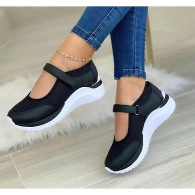 Nieuwe Herfst Outdoor Dames Ademende Mesh Schoenen Vrouw Casual Platform Sneakers Vrouwelijk Reis Wandelschoeisel Gevulkaniseerde Schoenen 43 white
