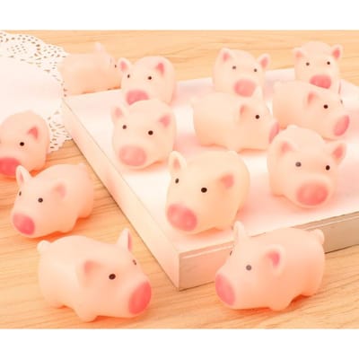 Hoge Kwaliteit 3/5/10 Stuks Hoge Kwaliteit Huisdier Hoge Kwaliteit Schattig Hoge Kwaliteit 5cm Speelsets Hoge Kwaliteit Schreeuwend Hoge Kwaliteit Rubber Hoge Kwaliteit Varken OneSize