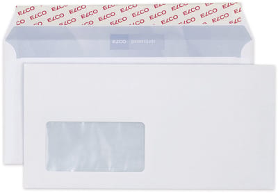 Elco envelop Premium C5/6 FSC 100 gram met venster links 500 stuks - EO-30779