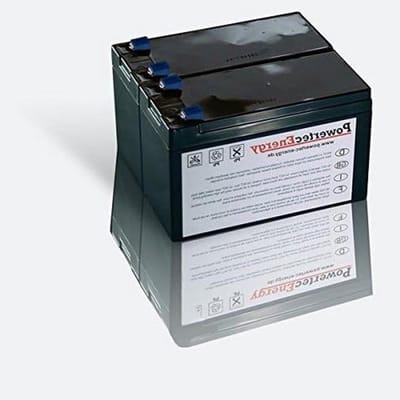 UPS accu - Vervangende batterij - Stroomonderbreking opvangen - AGM technologie - 2 stuks - Zwart