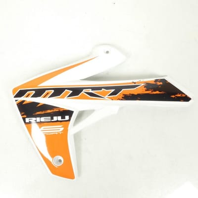 Écope gauche origine pour moto Rieju 50 MRT 2011 0/000.570.5341 Blanc orange
