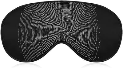 Slaapmasker - Oogmasker Slaapbril - Blokkeer Licht - Verstelbare Pasvorm - 20.5 x 10.5 cm - Zwart