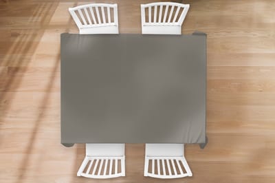 Tafelkleed - Tafellaken - 170x130 cm - Grijs - Kleuren - Effen - Binnen en Buiten