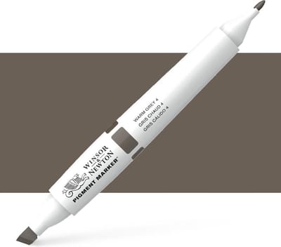 Winsor & Newton Pigment Marker Warm Grey 4 0202/131