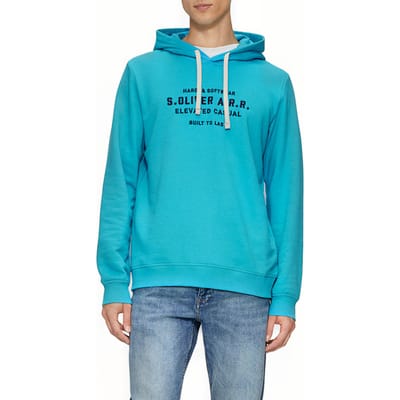 s.Oliver  Sweatshirts Blue Green Size: L | Hoodies Outlet | Heren | Blauw