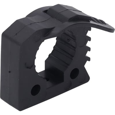 1 Paire de Support de Montage à Pince en Caoutchouc à Dégagement Rapide Porte-Pelle pour Camions UTV VTT Tout-Terrain Intérieur 3 4CM Outils black