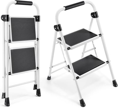 Huishoudtrap - Trapladder Inklapbaar - Keukentrap - Woonaccessoire