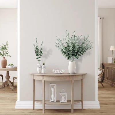 Kunstmatige Eucalyptus 30 Stukken Gedroogde Eucalyptus Decoratieve Takken Kunstmatige Eucalyptus Bladeren Synthetische Zijde Takken, Groene Bladeren voor Bruiloft, Feest en Decoratie