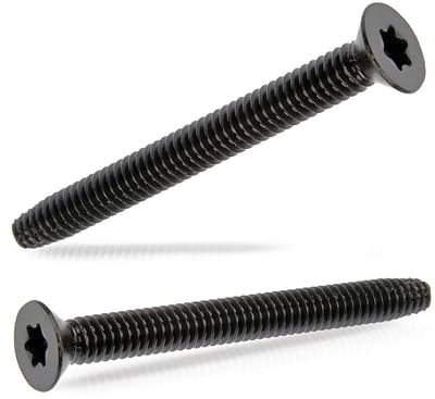 Schroeven - Bevestigingsmiddelen - Vloerdelen Bevestigen - Platte Kop - 5/16-18 x 2-1/2 inch - Zwart