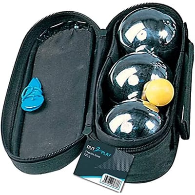 Gladde petanqueballen Out2Play O2P (x3)