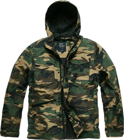 Vintage Industries Levin jacket woodland camo XXL
