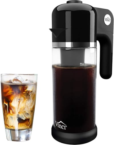 Koffiezetapparaat - Filterkoffie Machine - Ochtendkoffie Maken - Automatische Uitschakeling - 47 Fluid Ounces - Zilver